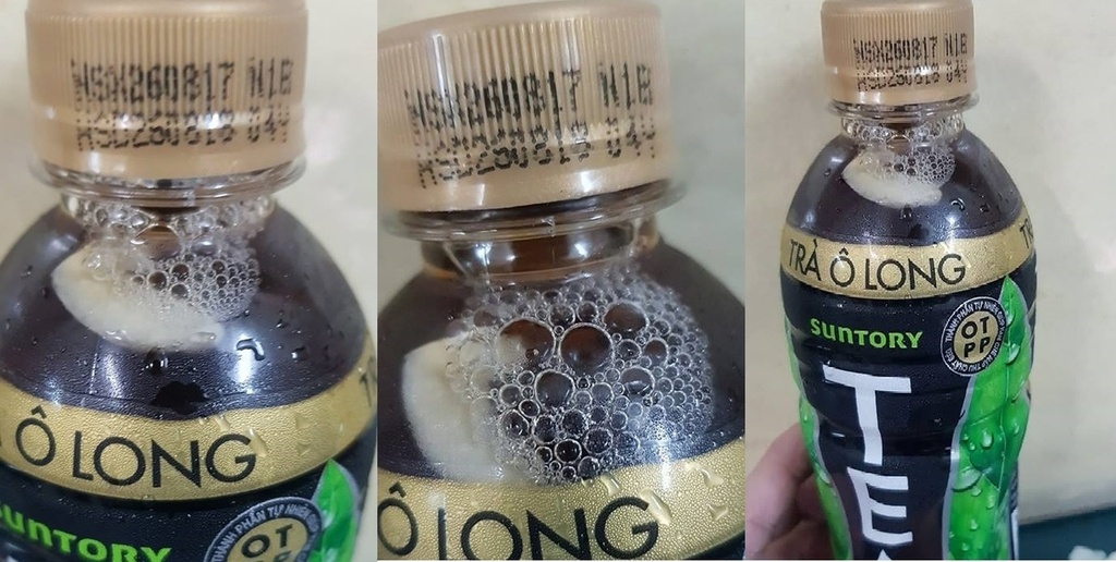 hoang mang vi clip vat the la lenh benh trong chai tra o long tea plus
