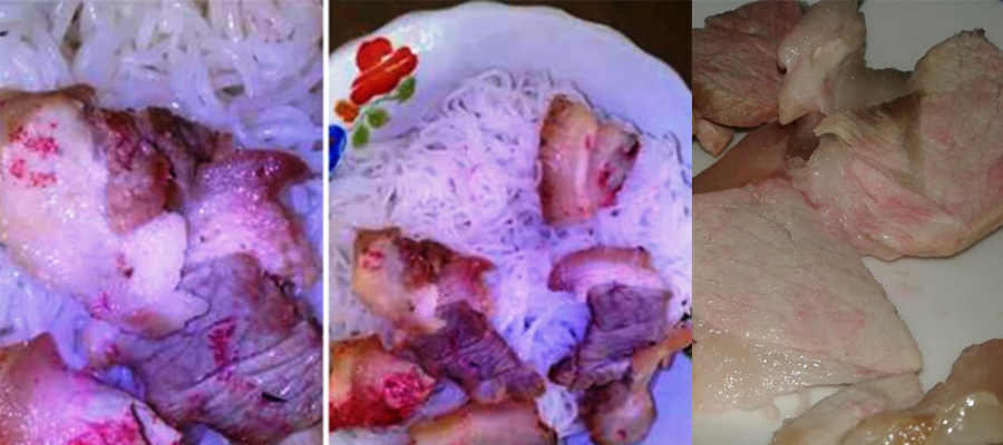 nguyen nhan khien thit lon chin chuyen mau hong do