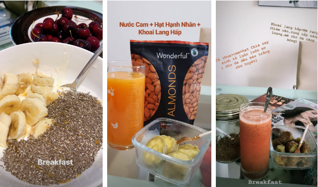 Chế độ ăn giữ dáng của Diễm My 9X phim Tình yêu và tham vọng