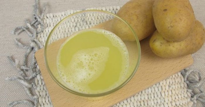 Nước ép khoai tây sống Nước ép khoai tây sống
