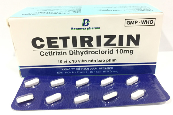 Một số tác dụng phụ khi sử dụng thuốc Cetirizin hydroclorid Cetirizin hydroclorid và một số lưu ý trước khi dùng