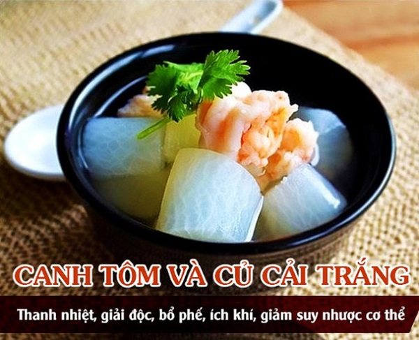 Món ăn bài thuốc điều trị viêm xoang