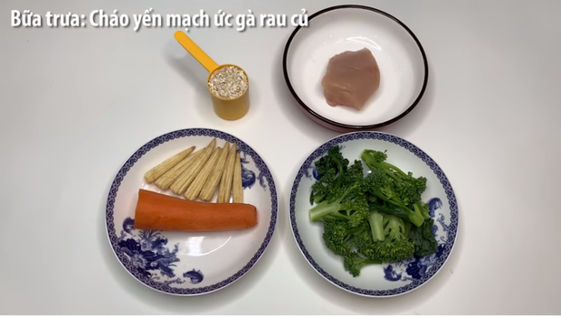 Thực đơn giảm cân bằng yến mạch trong 1 ngày của Uyên Pu Thực đơn giảm cân bằng yến mạch trong 1 ngày của Uyên Pu