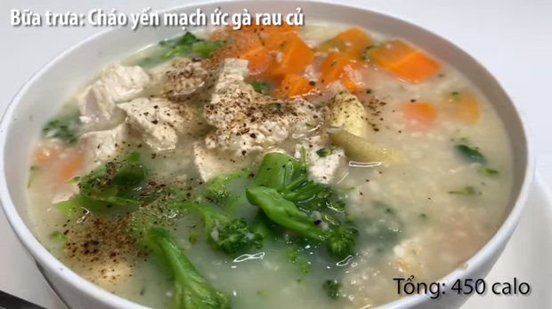 Thực đơn giảm cân bằng yến mạch trong 1 ngày của Uyên Pu Thực đơn giảm cân bằng yến mạch trong 1 ngày của Uyên Pu