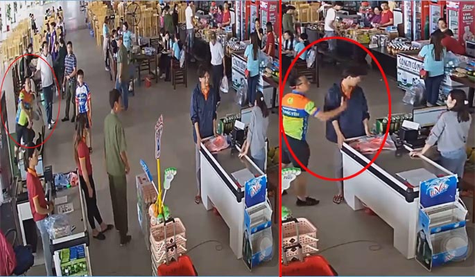 Thượng úy công an ném xúc xích, tát vào mặt nhân viên siêu thị: 'Một thứ u nhọt phải cắt'
