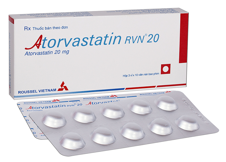 Thuốc uống Atorvastain 20 mg Thuốc Atorvastatin: Cách dùng và những chú ý khi sử dụng thuốc