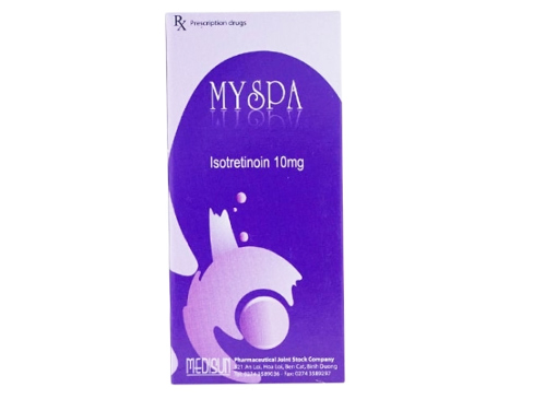 Thuốc Myspa và isotretinoin trị mụn, hiểu đúng và dùng đúng