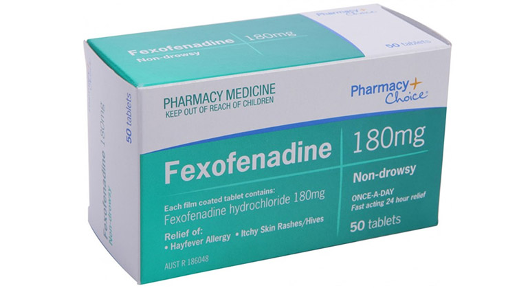 Fexofenadine là thuốc kháng Histamine thế hệ mới Thuốc dị ứng Fexofenadine: Liều dùng và một số lưu ý trước khi sử dụng