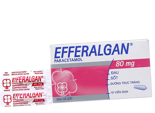 Thuốc giảm đau Efferalgan 80mg dạng đặt hậu môn Thuốc giảm đau Efferalgan: Tác dụng phụ và cách dùng hiệu quả