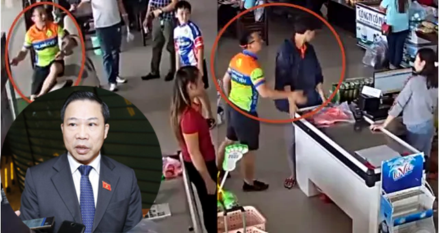 Thượng úy công an ném xúc xích, tát vào mặt nhân viên siêu thị: 'Một thứ u nhọt phải cắt'