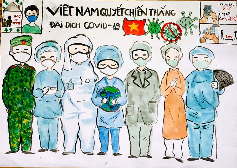 Viết đoạn văn nghị luận xã hội 200 chữ nói về tinh thân đoàn kết dân tộc trong đại dịch COVID-19