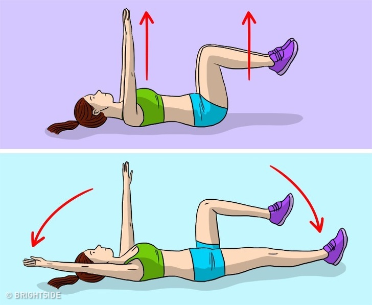Tăng cường sức khỏe, giảm mỡ bụng nhờ áp dụng loạt bài tập trong 3 ngày liên tiếp Tăng cường sức khỏe, giảm mỡ bụng nhờ áp dụng loạt bài tập trong 3 ngày liên tiếp