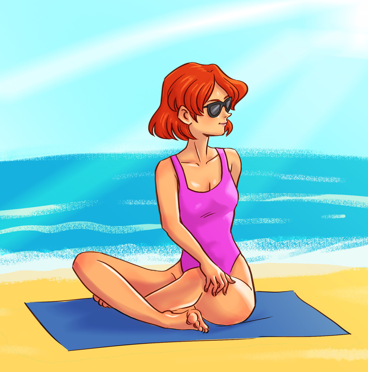 Bài tập yoga đơn giản tăng cường sức khỏe cho chị em phụ nữ (P.1)