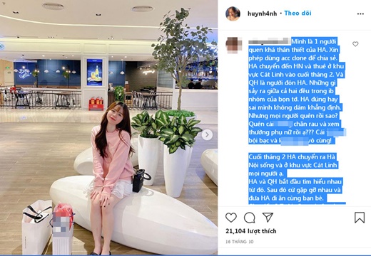 Bạn thân Huỳnh Anh tố Quang Hải bạc bẽo, lăng nhăng