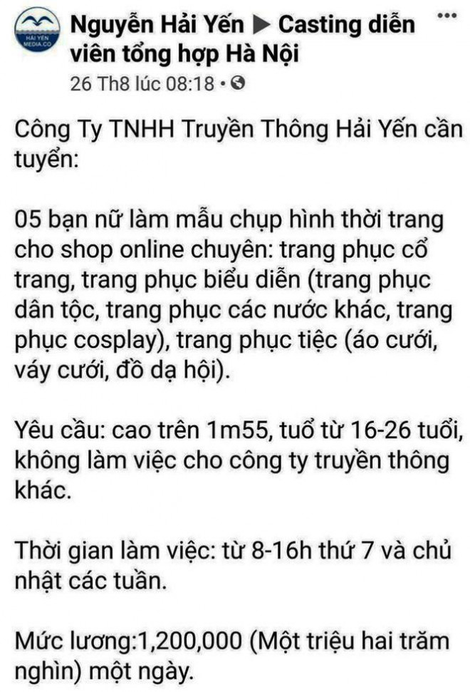 Bắt gã trai lừa tuyển mẫu ảnh tống tiền tống tình các cô gái