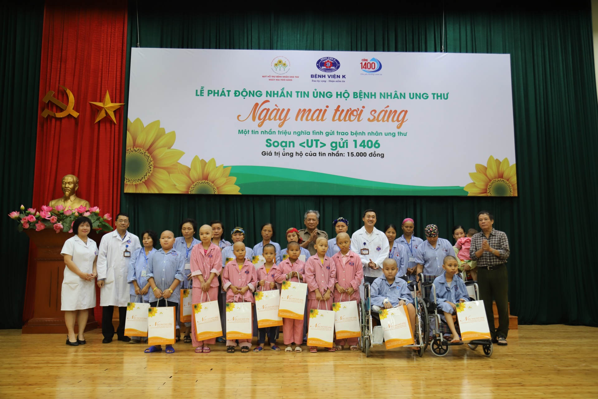Bệnh viên K tổ chức lễ phát động nhắn tin ủng hộ bệnh nhân ung thư