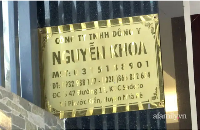 Địa điểm phòng khám Đông y nơi xảy ra sự vụ thương tâm. Nguồn: Afamily