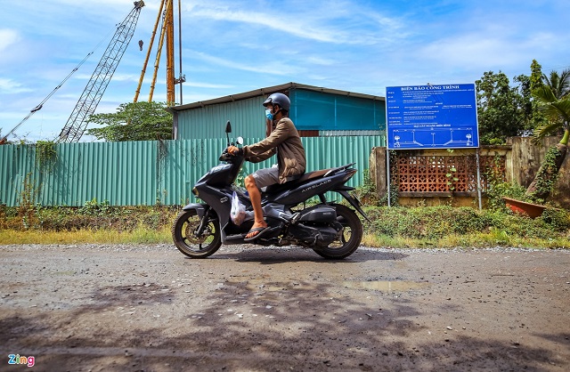 Đoạn đường dài 2,75 km, rộng 67 m nhưng tới nay vẫn dang dở
