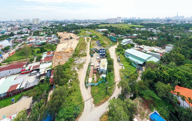 Tuyến đường kết nối sau bao năm chưa được hoàn thành. Nguồn: Zing News