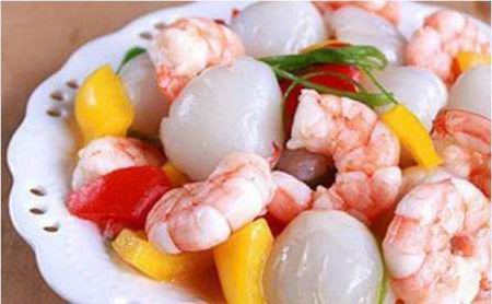 Vải nhồi tôm thịt Món ăn bài thuốc chữa yếu sinh lý từ quả vải