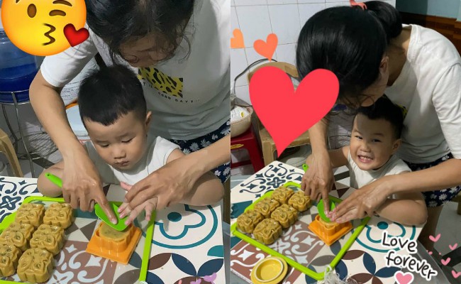Cách làm bánh trung thu nhân cốm dừa của mẹ bỉm sữa Đà Nẵng Cách làm bánh trung thu nhân cốm dừa của mẹ bỉm sữa Đà Nẵng