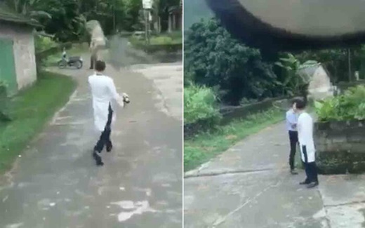 Chú rể quên nhà cô dâu và tên bố vợ