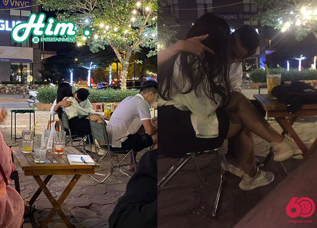 Clip cặp đôi thản nhiên hôn hít ngoài quán cà phê Clip cặp đôi thản nhiên hôn hít ngoài quán cà phê