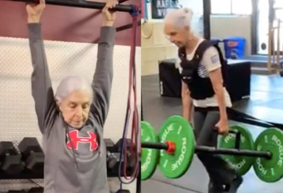 Cụ bà 72 tuổi tập gym hơn cả thanh niên và bí quyết tập luyện khiến triệu người thán phục Cụ bà 72 tuổi tập gym hơn cả thanh niên và bí quyết tập luyện khiến triệu người thán phục