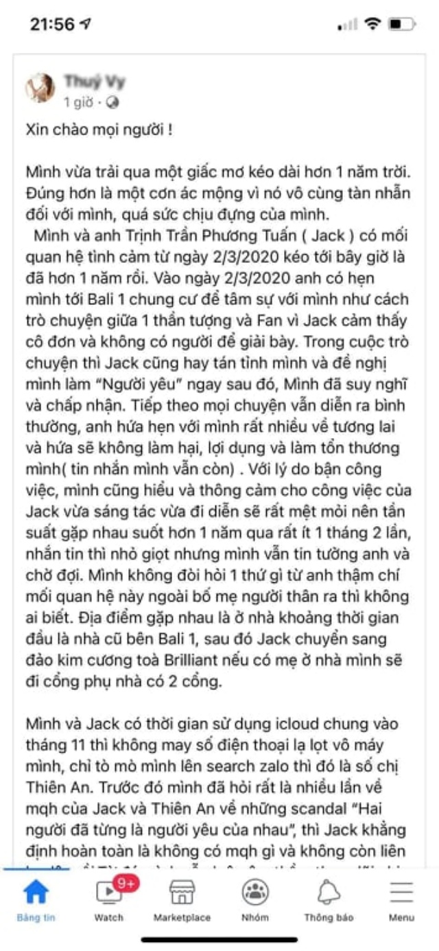 Nghi Vấn Thiên An Từng Cảnh Cáo 'Phong Sát Hay Làm Người Yêu Em' Trước Khi  Jack Bị Phốt Có Con Nhưng Chối Bỏ Trách Nhiệm