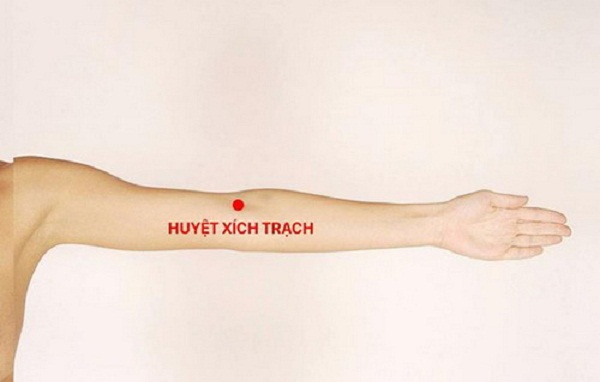 Xích trạch – Huyệt trị viêm phổi