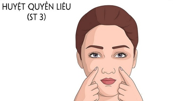 bấm huyệt trị ngạt mũi?bị ngạt mũi bấm những huyệt này
