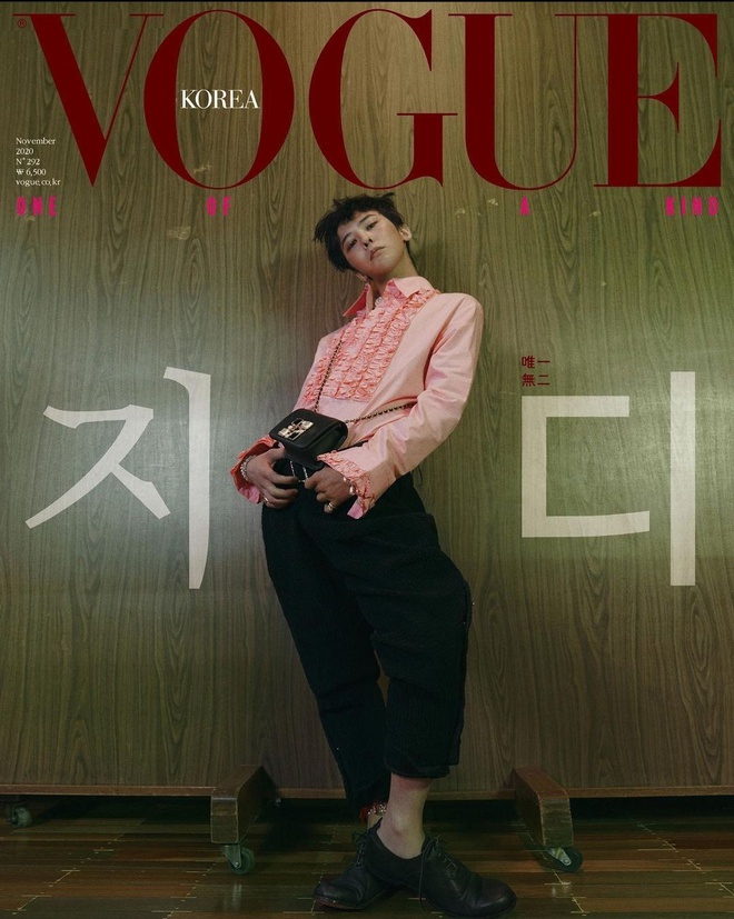 G-Dragon xuất hiện trang bìa tạp chí Vogue Korea số tháng 11