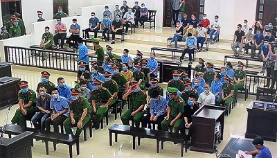 Hình ảnh mới nhất của 29 bị cáo trong vụ Đồng Tâm