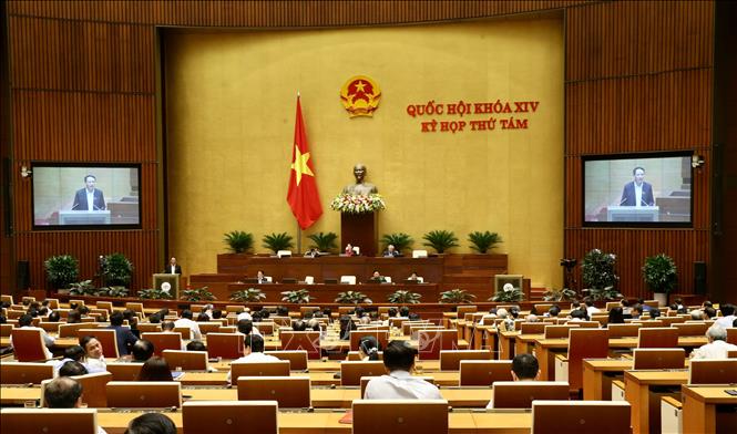 Quang cảnh phiên họp chiều 11/11/2019. Ảnh: Dương Giang/TTXVN Sáng 12/11, thảo luận Báo cáo nghiên cứu khả thi dự án sân bay Long Thành giai đoạn 1