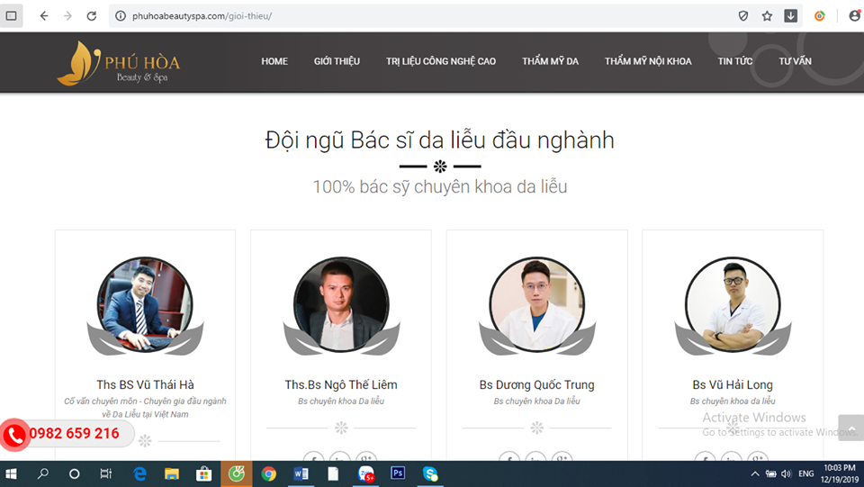 Ngang nhiên quảng cáo, tư vấn dịch vụ không phép: Phú Hòa Beauty Spa có bất chấp pháp luật