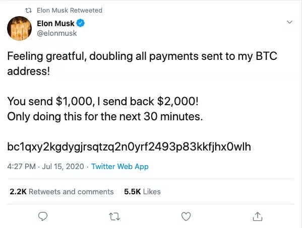 Loạt tài khoản "tích xanh" của Elon Musk, Bill Gates bị hack