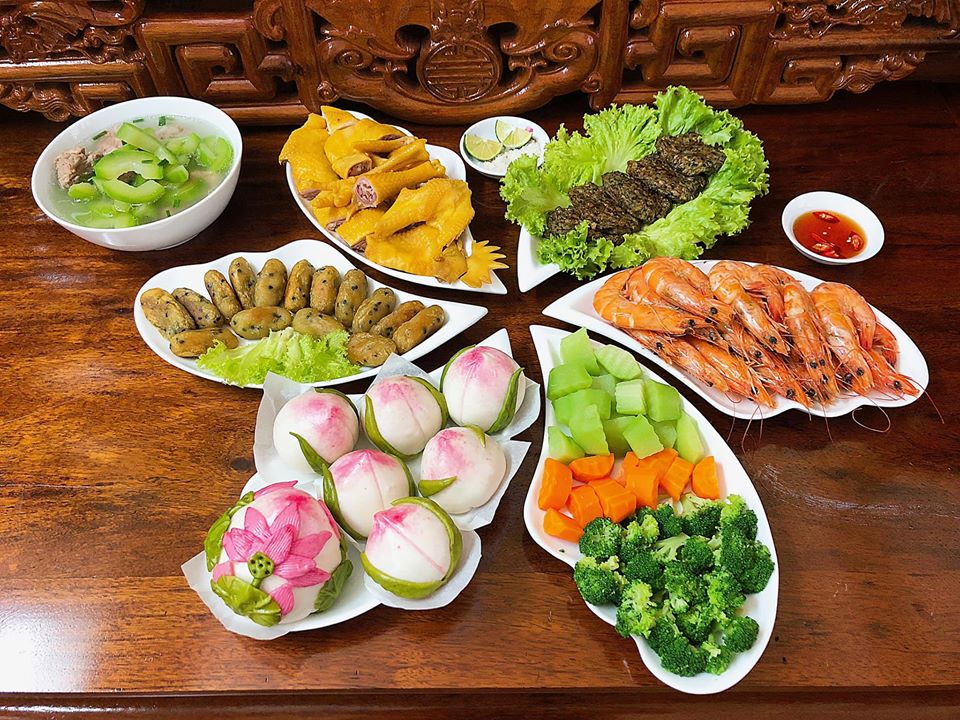 Mãn nhãn trước những mâm cỗ cúng rằm tháng Giêng được hội chị em chia sẻ rầm rộ