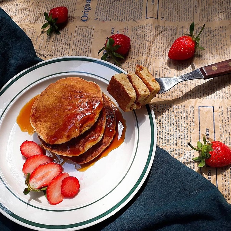 Mẹo làm bánh pancake từ rau củ quả dễ ợt không bột nở