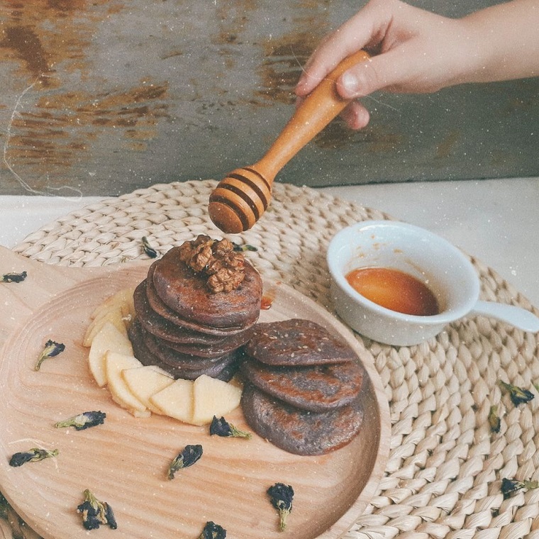 Mẹo làm bánh pancake từ rau củ quả dễ ợt không bột nở