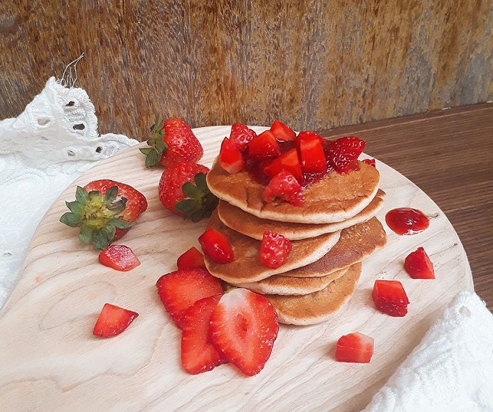 Mẹo làm bánh pancake từ rau củ quả dễ ợt không bột nở
