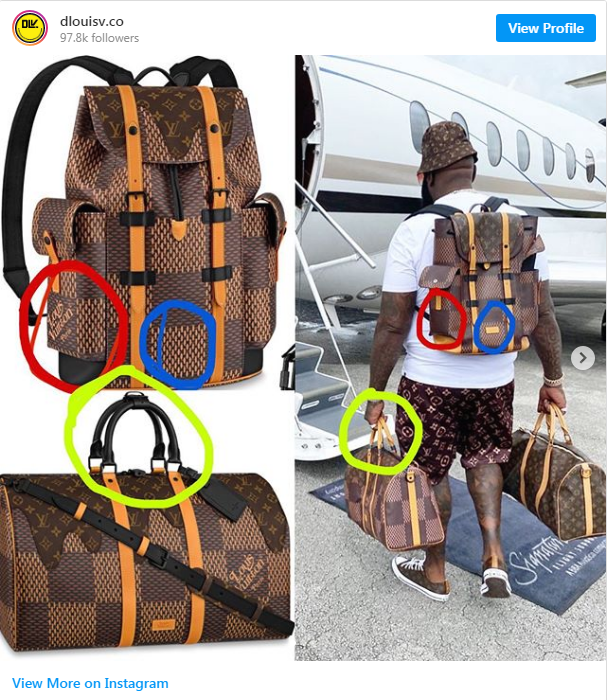Nam rapper Rick Ross bị bóc mẽ dùng Louis Vuitton fake