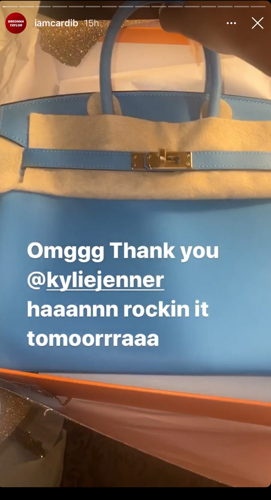 Ngó nghiêng BST túi Hermès Birkin triệu đô của Cardi B
