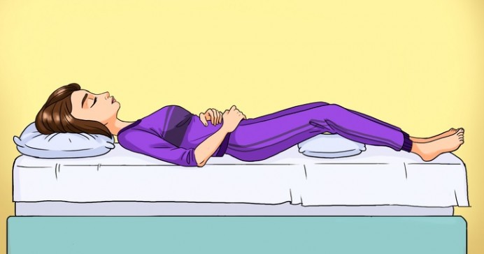 Tư thế ngủ "chữa" đau lưng