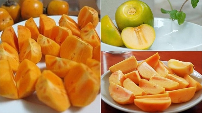 Quả hồng giòn cấm kỵ ăn với món gì?