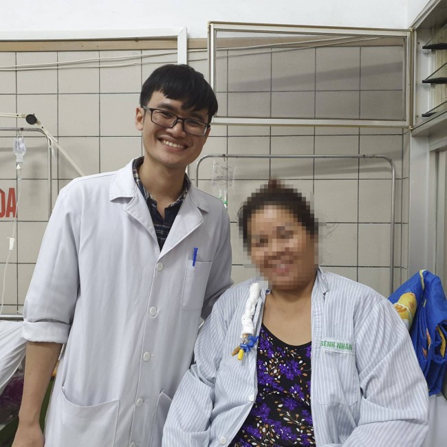 Sức khỏe bệnh nhân T. hồi phục nhanh chóng sau ca phẫu thuật 