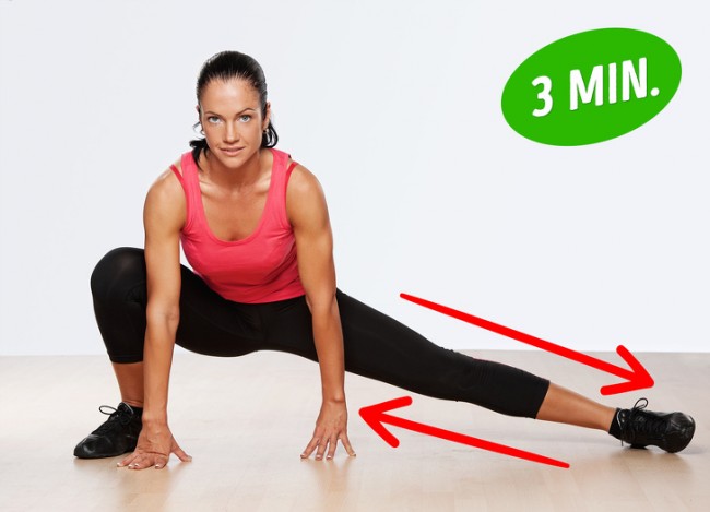 Động tác Lateral lunge