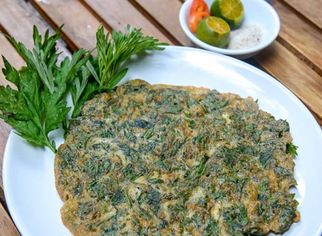 Món ăn bổ dưỡng với ngải cứu