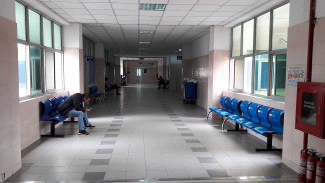 Không gian tại Bệnh viện Bưu Điện thoáng mát, sạch sẽ