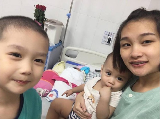 Người mẹ 3 con rất hài lòng khi đăng ký sinh tại Bệnh viện Bưu Điện đăng ký sinh tại Bệnh viện Bưu Điện