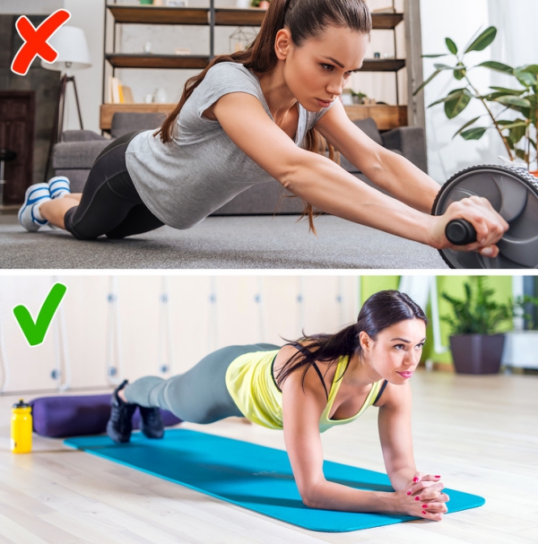 Khi tập plank bạn có thể nâng dần thời gian lên khi đã quen với động tác. Khi tập plank bạn có thể nâng dần thời gian lên khi đã quen với động tác.